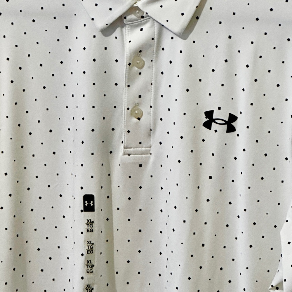 Men Under Armour The Playoff Polo Golf, XL, short sleeve brand new with tags